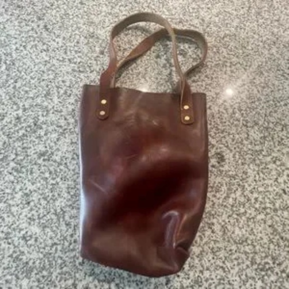 Leather Wine Tote - Picture 8 of 8
